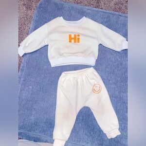 Infant sweat suit set